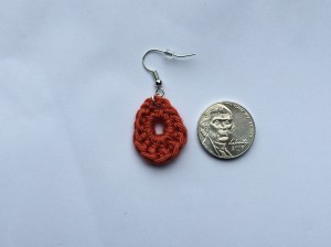 About the size of a nickel.